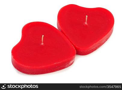 Heart shaped candles