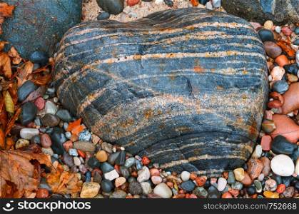 heart the texture of the stone, sea stone background. sea stone background, heart the texture of the stone