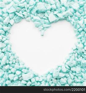 heart turquoise stones