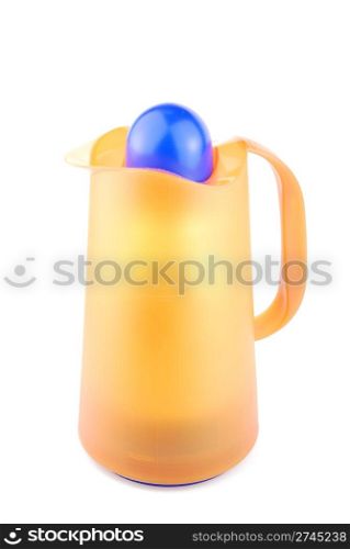 heat protection-thermos coffee/tea cup isolated on white background