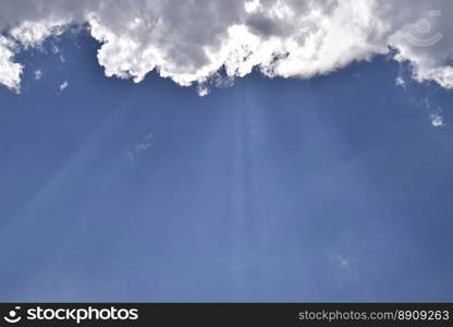Heavenly landscape with clouds. Cumulus clouds in the sky. Heavenly landscape with clouds. Cumulus clouds in the sky.