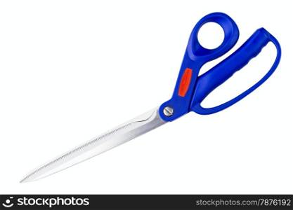 heavy duty scissors isolated on a white background