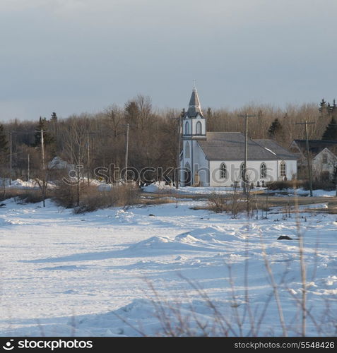 Hecla Church, Riverton, Hecla Grindstone Provincial Park, Manitoba, Canada