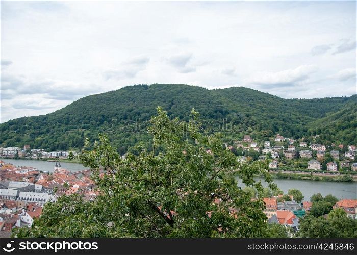 Heidelberg Germany attraction town view from castle