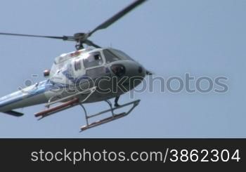 Helicopter close up