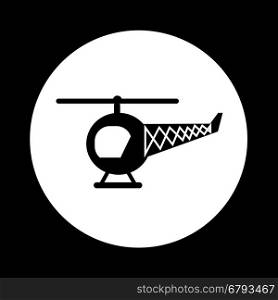 Helicopter Icon illustration design