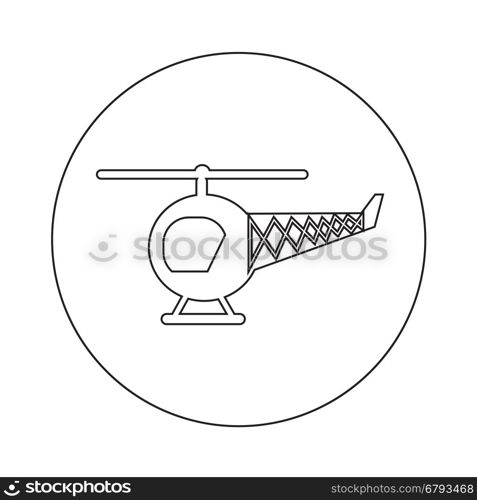 Helicopter Icon illustration design