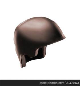 helmet for byciclist isolated on white