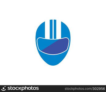 helmet vector icon logo illustration template