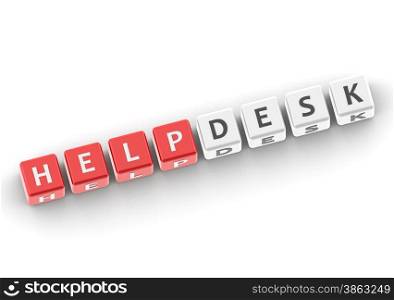 Helpdesk image with hi-res rendered artwork that could be used for any graphic design.. Helpdesk