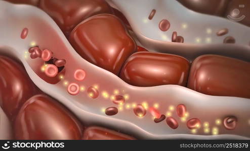 Hepatitis C is an inflammation of the liver caused by the hepatitis C virus 3D illustration. Hepatitis C is an inflammation of the liver caused by the hepatitis C virus