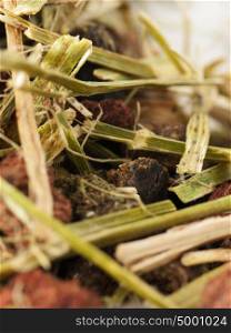 herbal high quality muesli for horse. macro