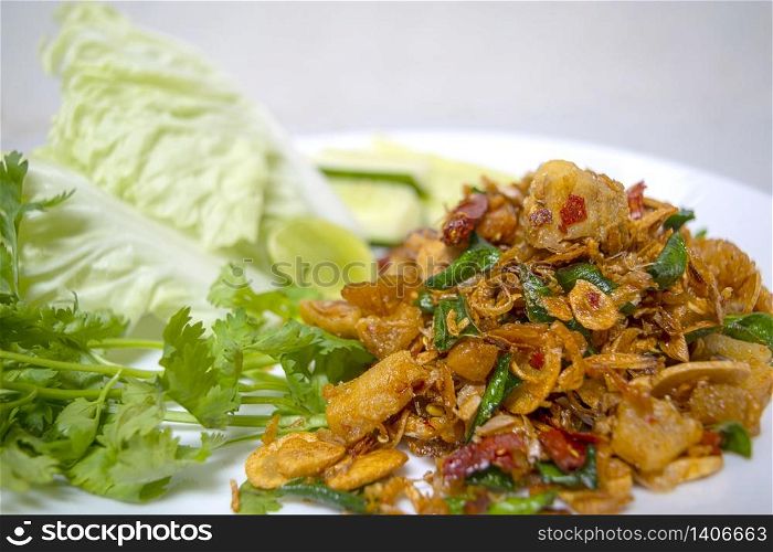 Herbal pastes are spicy cuisine of Thailand.
