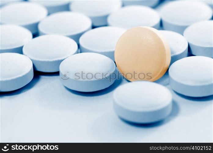 Here are a lot of pill on the ground.