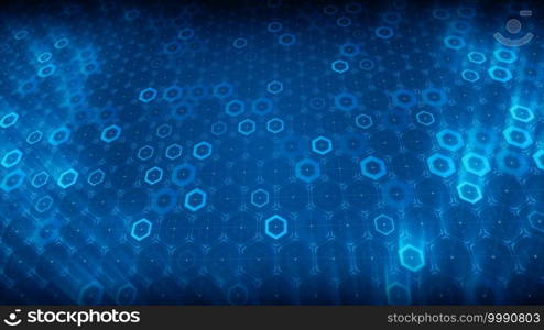 Hexagon design of future technology digital abstract background concept