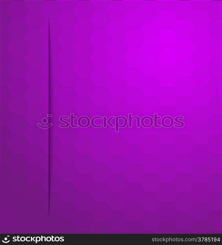 Hexagonal purple golf ball surface modern mosaic background. Geometric polygonal abstract art backdrop for mobile and web design.