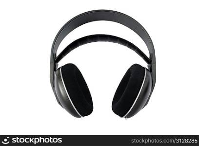 Hi-fi wireless headphones isolated on white