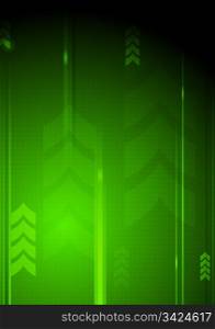 Hi-tech abstract background with arrows. Vector illustration eps 10