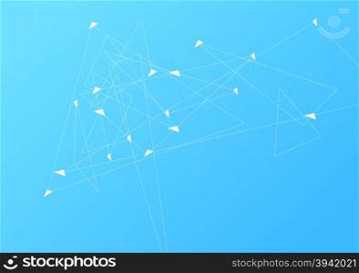 Hi-tech abstract low poly background