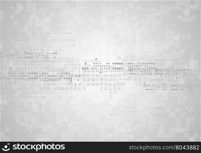 Hi-tech geometric grey abstract background. Hi-tech geometric grey abstract background. Graphic technology design with squares and circles