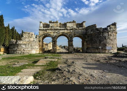 Hierapolis ancient city Pamukkale Turkey