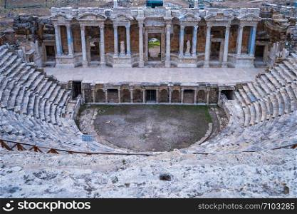 Hierapolis the ancient city in Pamukkale, Turkey.