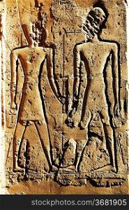 Hieroglyphics in Egyptian Museum