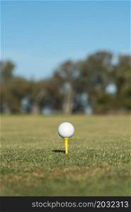 high angle ball golf