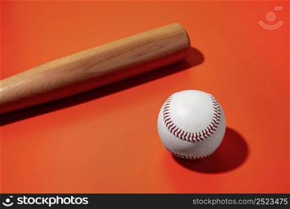 high angle baseball with bat