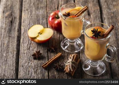 high angle delicious apple drink concept 2