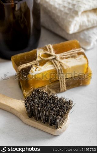 high angle eco friendly cleaning products with soaps brush