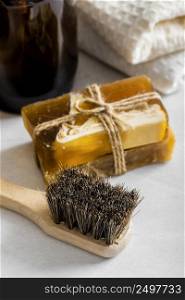 high angle eco friendly cleaning products with soaps brush