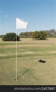 high angle golf field