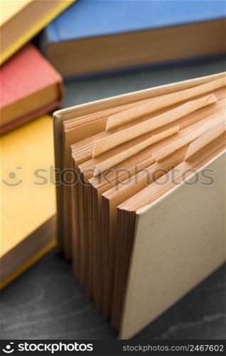 high angle hardback books