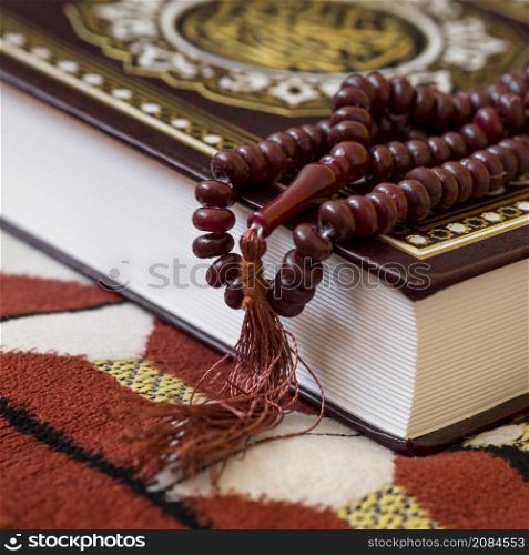 high angle religious bracelet holy book