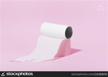 high angle roll toilet paper