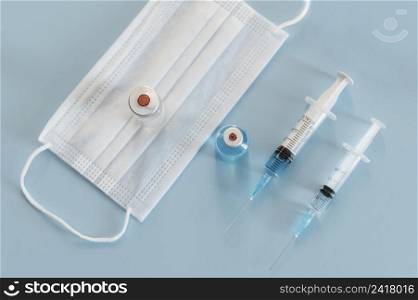 high angle syringes medical mask with iv s