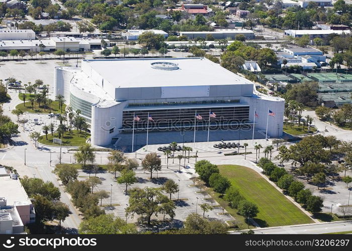 High angle view of a building in a city, Orlando, Florida, USA