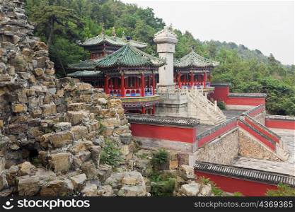 High angle view of a building, Revolving Archives, Summer Palace, Beijing, China