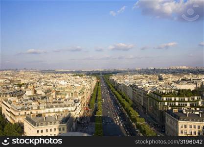 High angle view of a cityscape, Paris, France