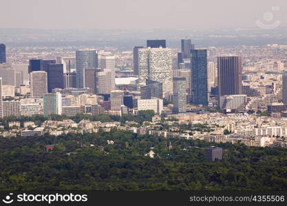 High angle view of a cityscape, Paris, France