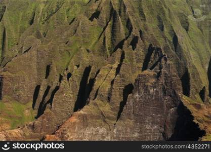 High angle view of a cliff, Na Pali Coast, Kauai, Hawaii Islands, USA