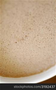 High angle view of a coffee cup