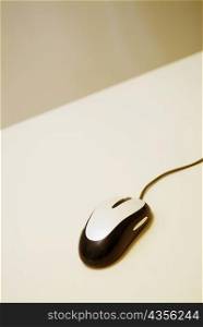 High angle view of a computer mouse