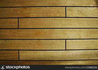 High angle view of a floorboard