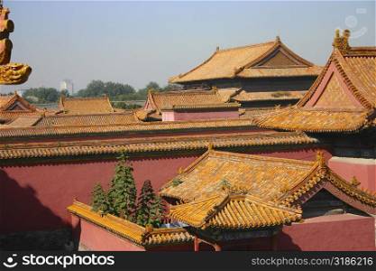 High angle view of a palace, Forbidden City, Beijing, China