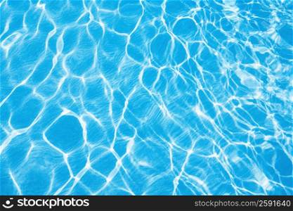 High angle view of a water surface