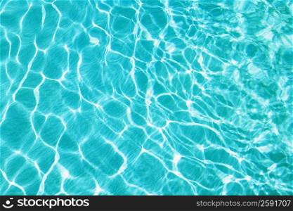 High angle view of a water surface