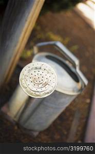 High angle view of a watering can