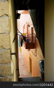 High angle view of an alleyway, Spain